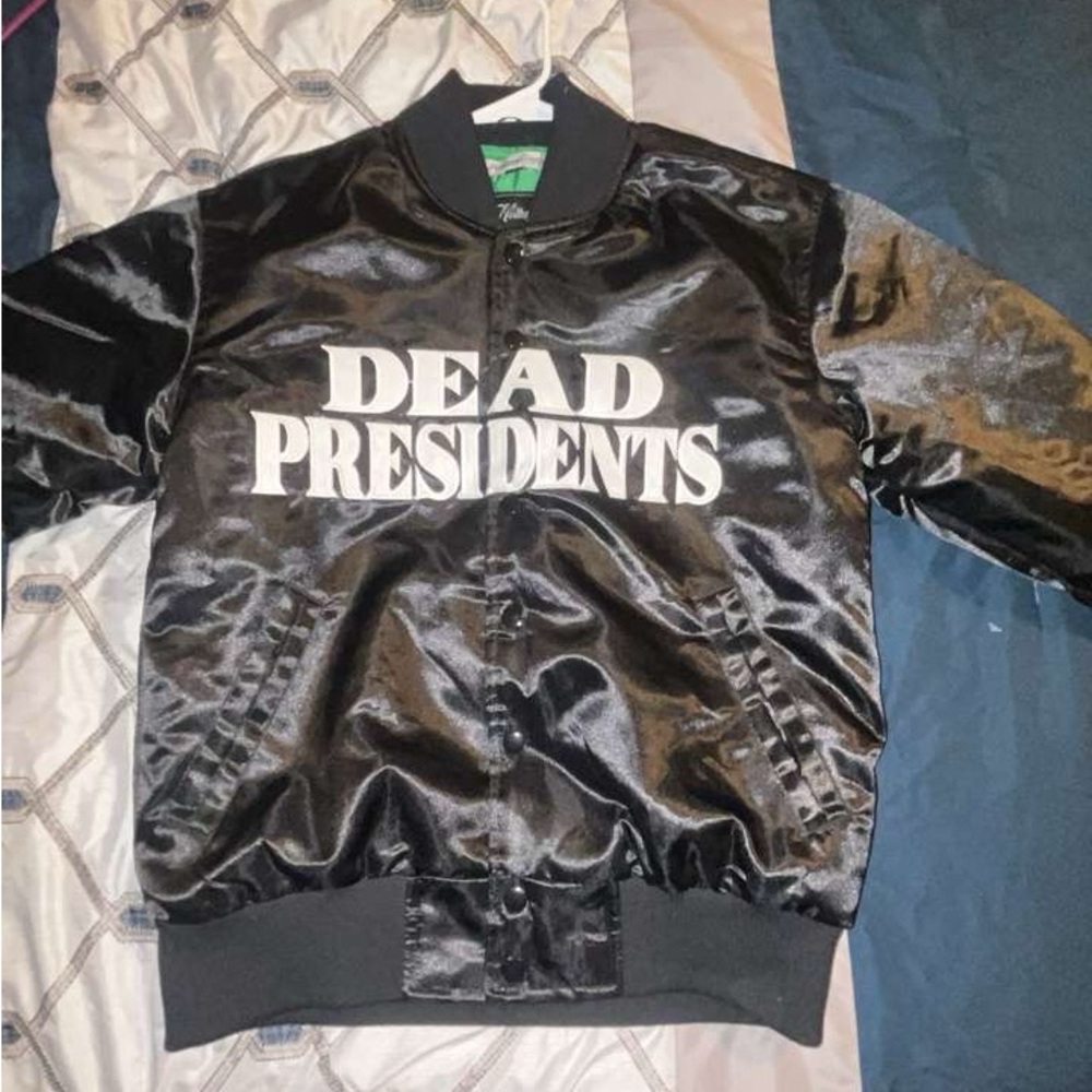 Dead Presidents Black Satin Jacket